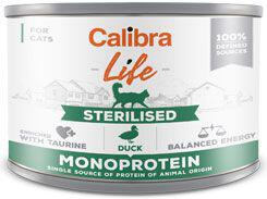 Calibra Cat Life  konz.Sterilised Duck 200g