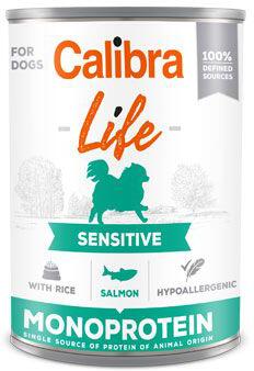 Calibra Dog Life  konz.Sensitive Salmon with rice 400g