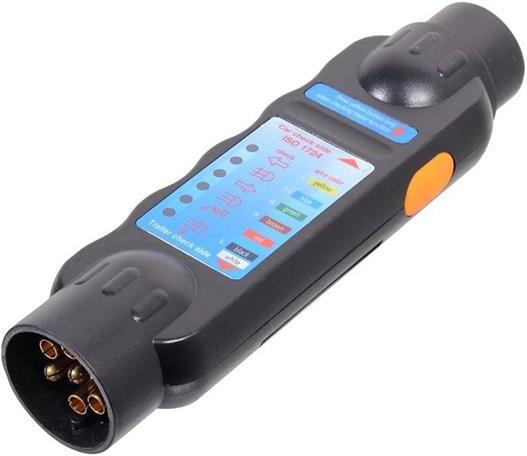 Tester 7-pólových autozásuvek a zástrček přívěsů 12V HADEX R099A