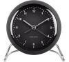 Designový budík 5726BK Karlsson 12cm