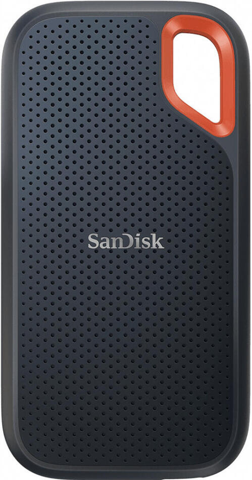 SanDisk externí SSD 2TB Extreme Portable, (R1050 / W1000MB/s), USB 3.2 (SDSSDE61-2T00-G25)