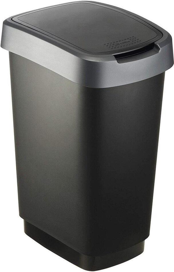 ROTHO TWIST odpadkový koš 25L - šedá