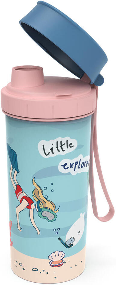 ROTHO Láhev 0,4 l KIDS EXPLORER - růžová