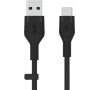 Belkin kabel USB-A na USB-C_silikon,2M černý (CAB008bt2MBK)
