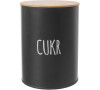 Dóza Orion Cukr BLACK, pr. 11 cm