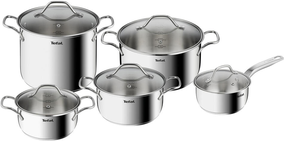 Sada hrnců Tefal Intuition B864SA74, 10 ks