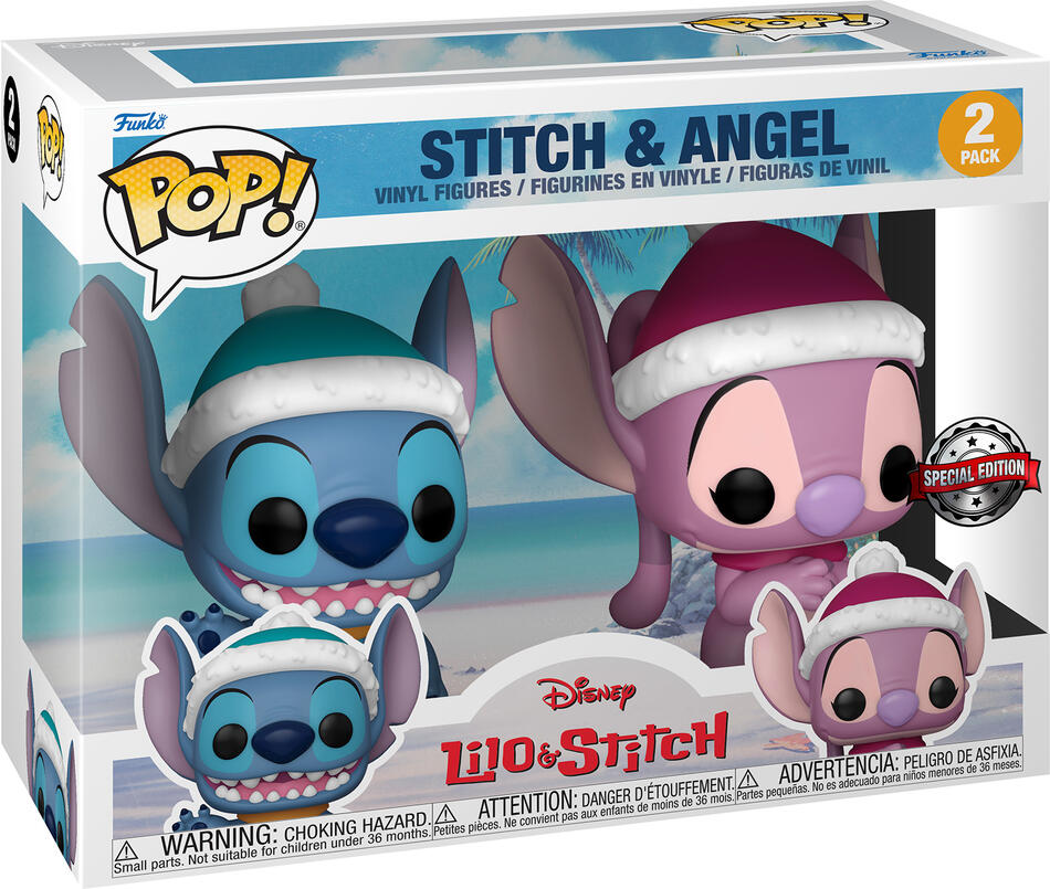 Funko POP Disney:Lilo&Stitch-2PKWinterStitch&Angel | ONLINESHOP.cz