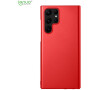 Lenuo Leshield obal pro Samsung Galaxy S22 Ultra 5G, červená