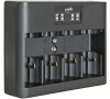 Nabíječka Jupio USB All-In-One Charger (AA/AAA/C/D/9V) LCD