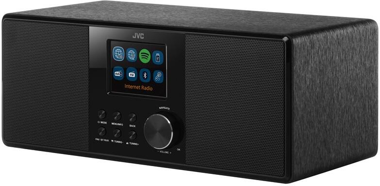 Radiopřijímač DAB+ JVC RA-E981B, černé