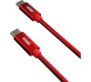 USB kabel Yenkee YCU C101 RD USB C 2.0 / C 1m