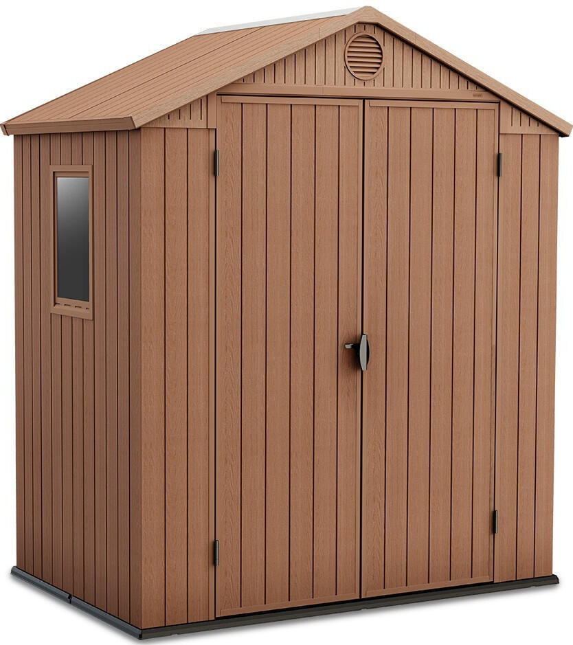 Zahradní domek Keter Darwin 6 x 4 hnědý, s podlahou
