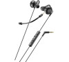 In-ear Sluchátka Cellularline Distinct s přídavným mikrofonem, černá