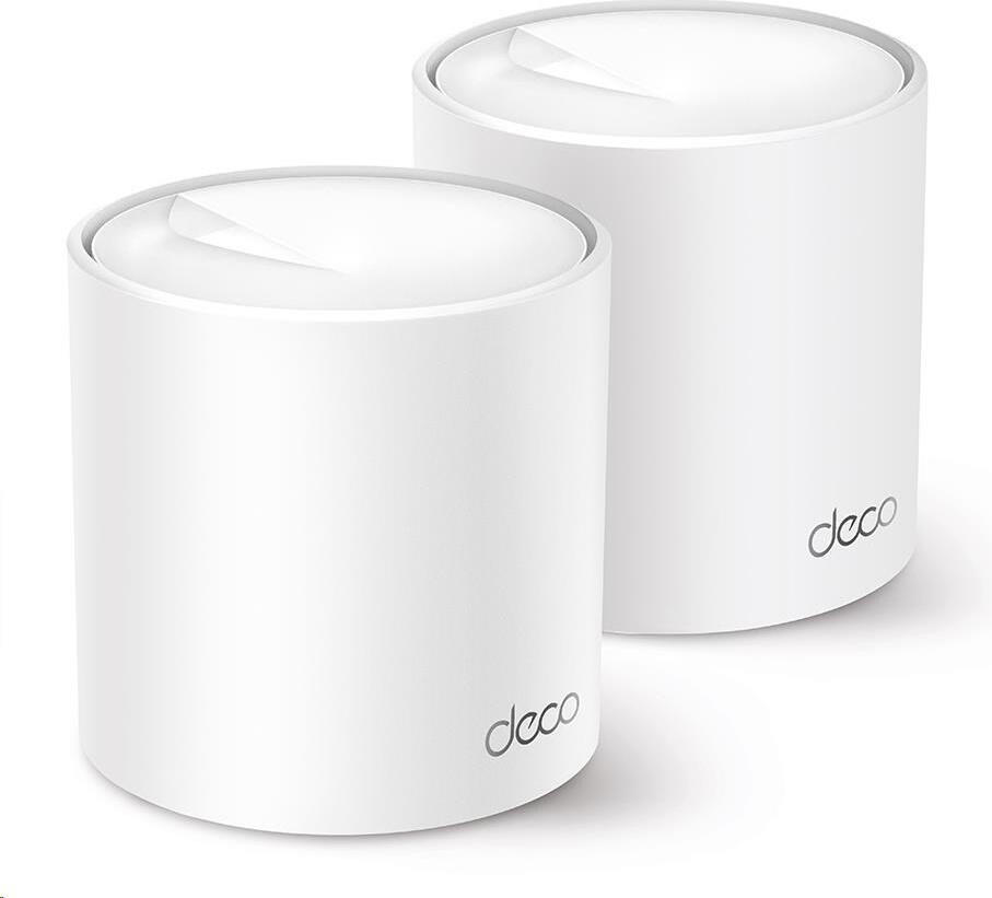 WiFi router TP-Link Deco X50(2-pack) AX3000, WiFi 6, 3x GLAN, / 574Mbps 2,4GHz/ 2402Mbps 5GHz