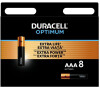 Duracell Optimum alkalická baterie 8 ks (AAA) (42393)