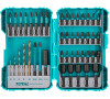 Vrtáky a hroty, sada 45ks, industrial TOTAL TOOLS