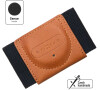 Kožená peněženka FIXED Sense Tiny Wallet se smart trackerem FIXED Sense, hnědá