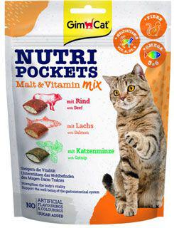 GimCat Nutri Pockets Malt&Vitamin mix 150g