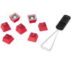 HP HyperX Rubber Keycaps - Gaming Accessory Kit - Red (US Layout) (519T6AA#ABA)