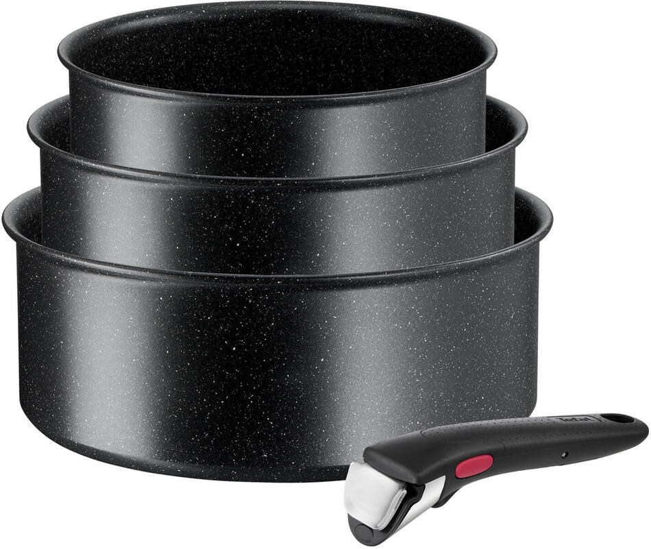 Sada hrnců Tefal Ingenio Black Stone L3998902 4 ks