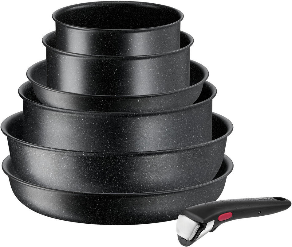 Sada hrnců a pánví Tefal Ingenio Black Stone Tefal L3998702 7 ks