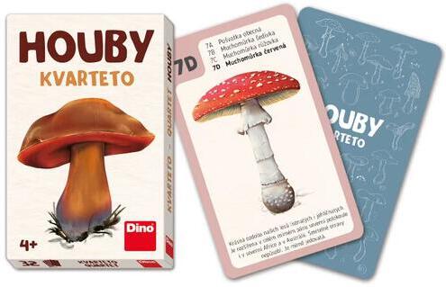 Karetní hra Dino Kvarteto - Houby
