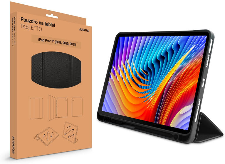 Pouzdro ALIGATOR TABLETTO pro iPad Pro11" (2018,2020,2021,2022), černé