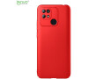Lenuo Leshield obal pro Xiaomi Redmi 10C, červená