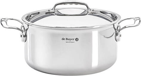 Hrnec de Buyer, 3742.24, AFFINITY, nerezový, s pokličkou, průměr 24 cm, objem 5,4 l