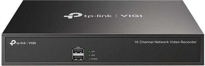 TP-Link VIGI NVR1016H, videorekordér, 16 channels, 1x100Mb/s LAN, 1xVGA,2xUSB2.0,1xHDMI