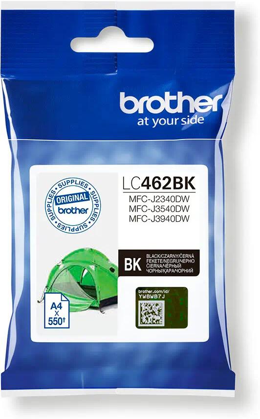 Brother LC-462BK (inkoust black, 550 str. @ 5% draft) (LC462BK)