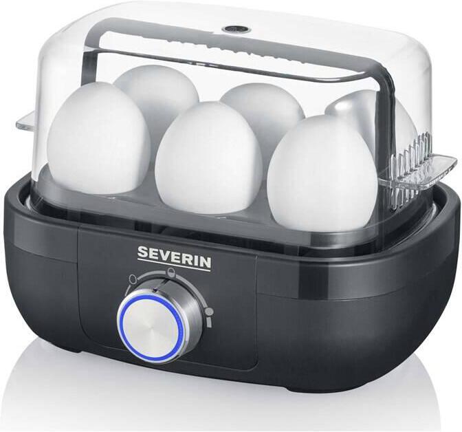 Vařič vajec Severin, EK 3166, 420W, černý, 1 - 6 vajec