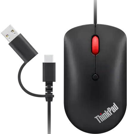 Lenovo myš ThinkPad USB-C/USB-A Wired Compact (4Y51D20850)