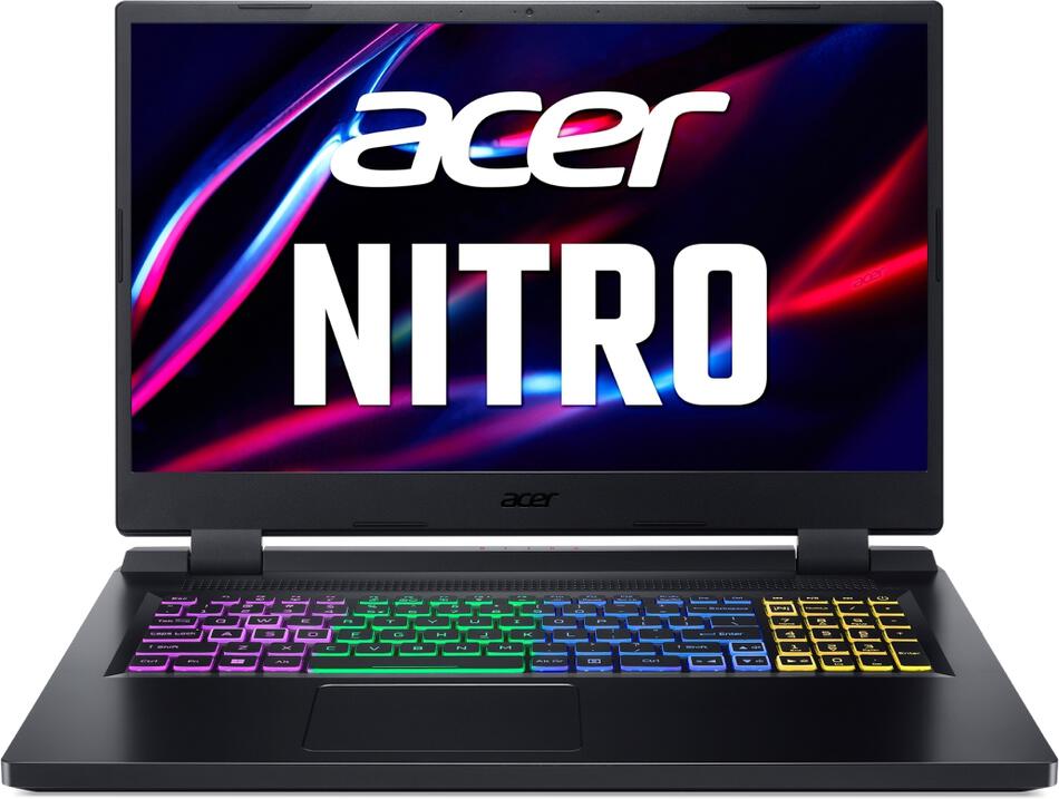 Acer NITRO 5 / AN517-55 / i7-12700H / 17,3" / QHD / 32GB / 1TB SSD/RTX 3060/W11H/Black/2R (NH.QFWEC.003)