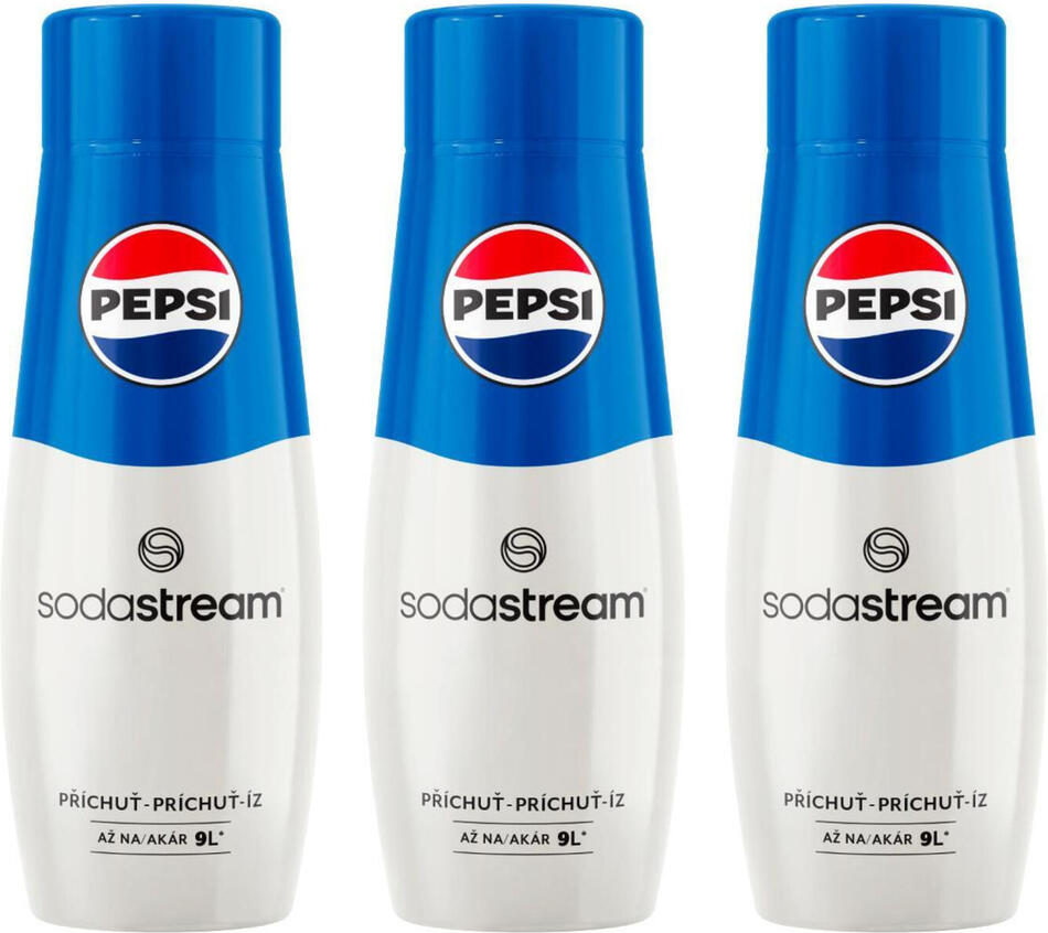SET 3x Sirup SodaStream PEPSI 440 ml
