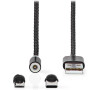USB kabel NEDIS CCGB60630BK20