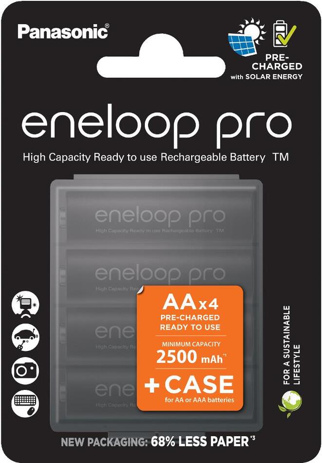 Baterie Panasonic -ENELOOP Pro N HR6 AA 2500 4BP Recharge