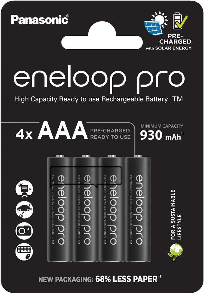Baterie Panasonic -ENELOOP HR03 AAA 4HCDE/4BE ENELOOP PRO