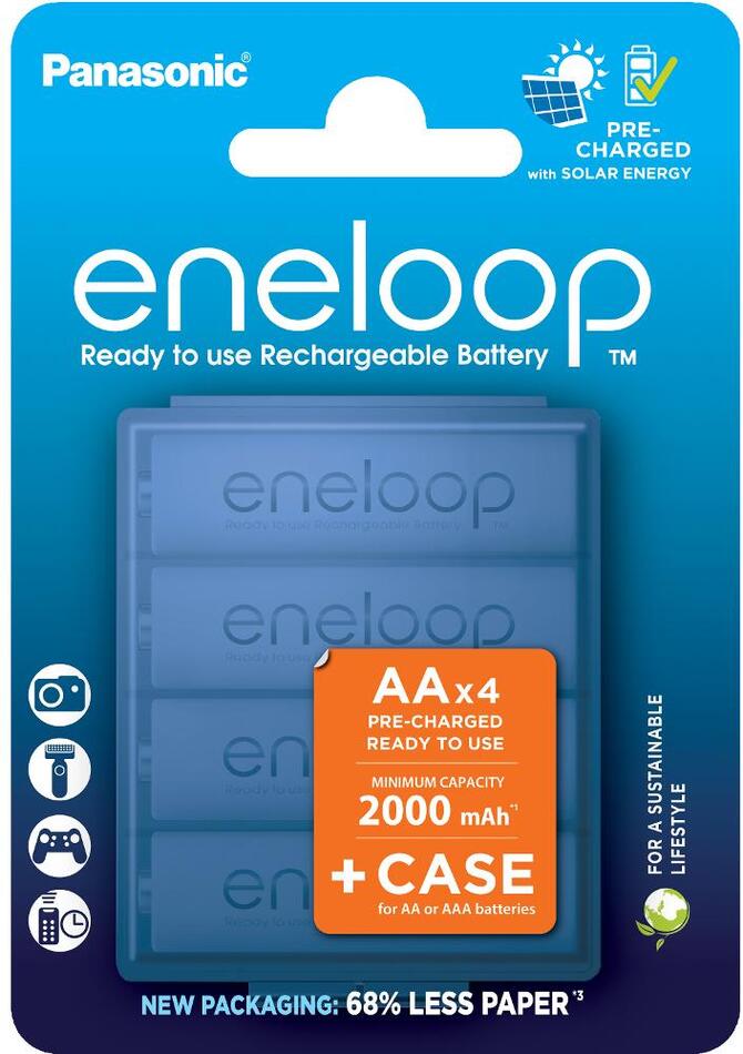 Baterie Panasonic -ENELOOP HR6 AA 3MCCEC/4BE ENELOOP CASE