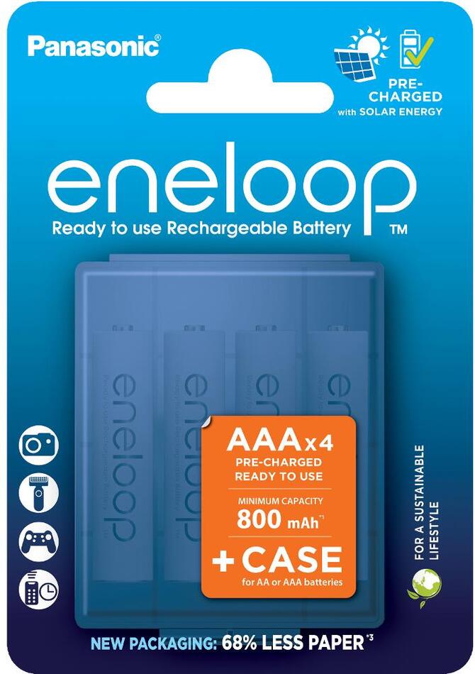 Baterie Panasonic -ENELOOP HR03 AAA 4MCCE/4BE ENELOOP CAS
