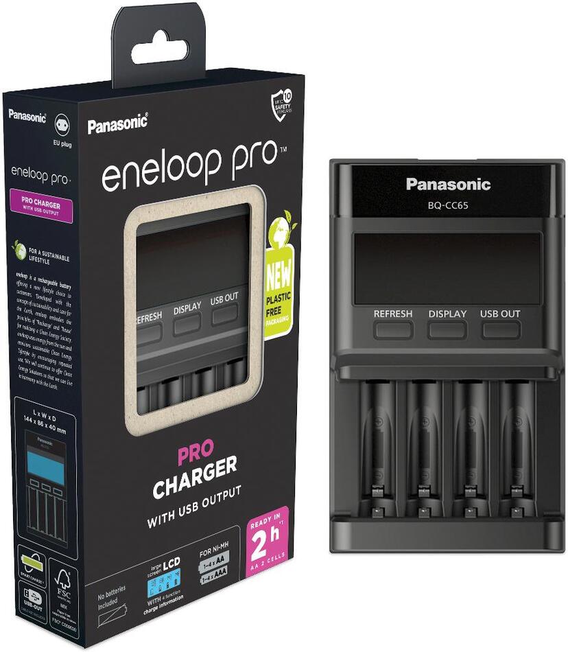 Nabíječka baterií Panasonic -ENELOOP NAB. CC65E ENELOOP