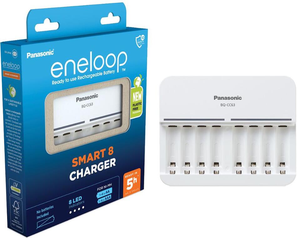 Nabíječka baterií Panasonic -ENELOOP NAB. CC63E ENELOOP