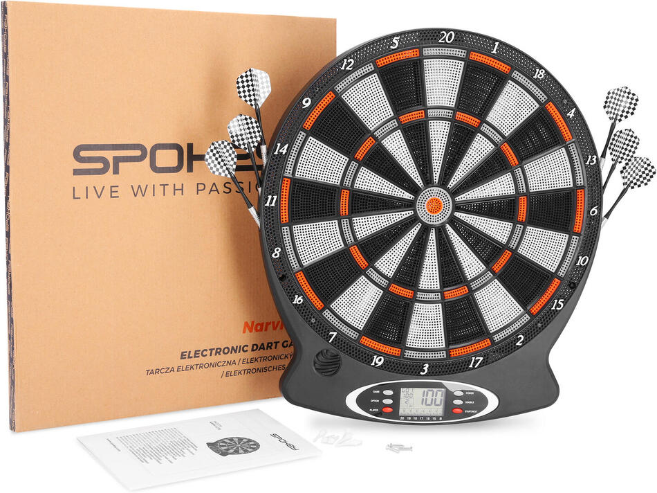 Spokey NARVI LITE Elektronický terč na šipky
