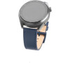 Kožený řemínek FIXED Leather Strap s Quick Release 20mm pro smartwatch, modrý