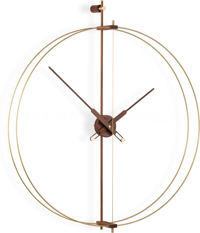Designové nástěnné hodiny Nomon Barcelona Premium Gold 103cm