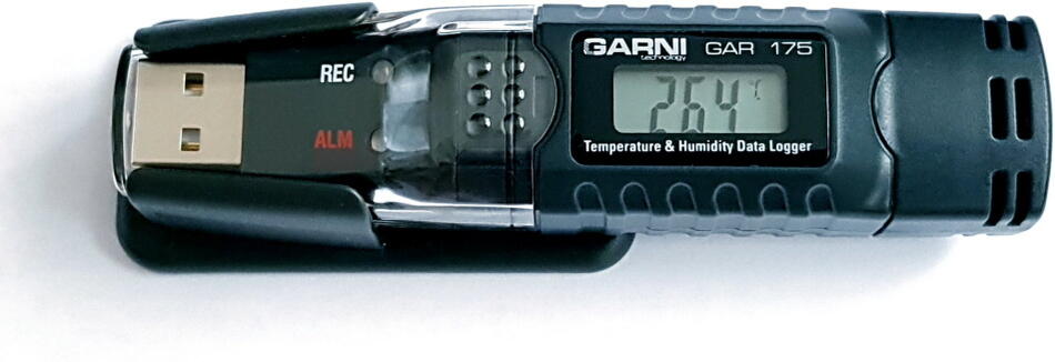 Garni technology USB datalogger pro měření teploty a relativní vlhkosti GAR 175