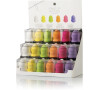 Labor stojan s houbičkami Blender Make Up, mix barev 18ks