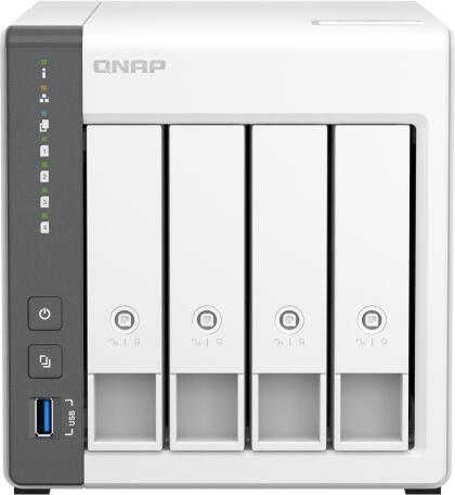 QNAP TS-433-4G (ARM 4core 2,0GHz, 4GB RAM, 4x SATA, 1x GbE, 1x 2,5GbE, 2x USB 2.0, 1x USB 3.2)