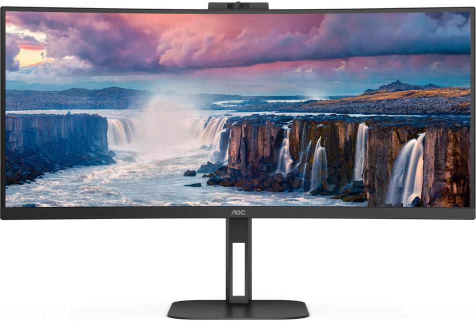 AOC / CU34V5CW / 34" / VA / 3440x1440 / 100Hz / 1ms / Black / 3R (CU34V5CW/BK)