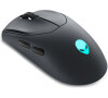 DELL myš Alienware Wireless /bezdrátová/ Tri - mode Gaming Mouse/ AW720M černá (545-BBDN)